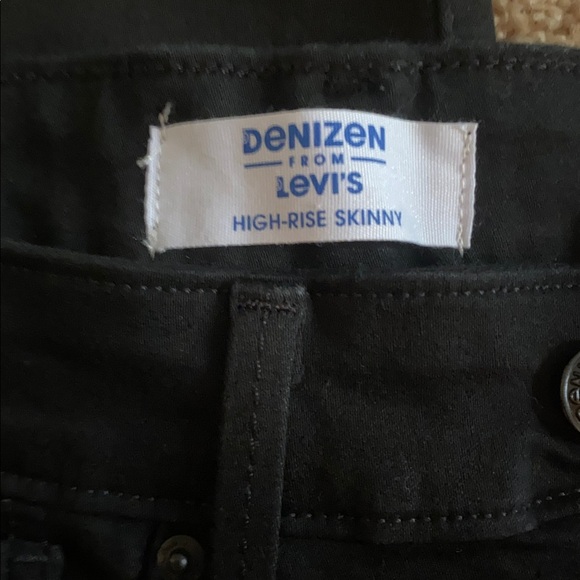 Levi's Black Skinny Jeans Classic Fit - Picture 4 of 6